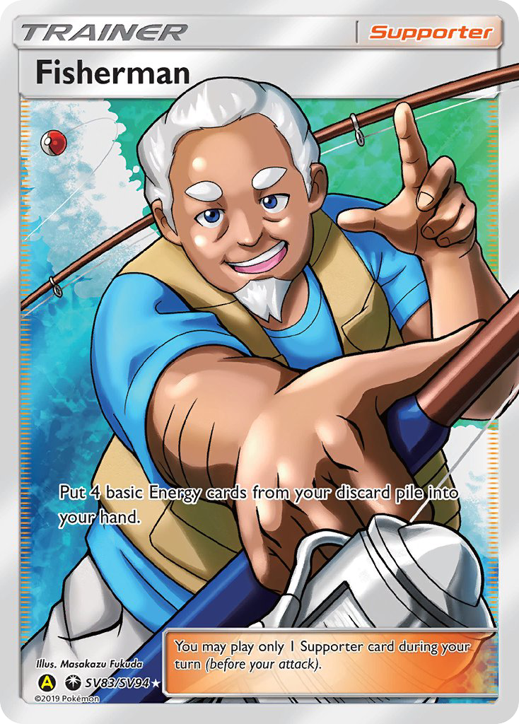 Hidden Fates Shiny Vault Fisherman SV83/SV94